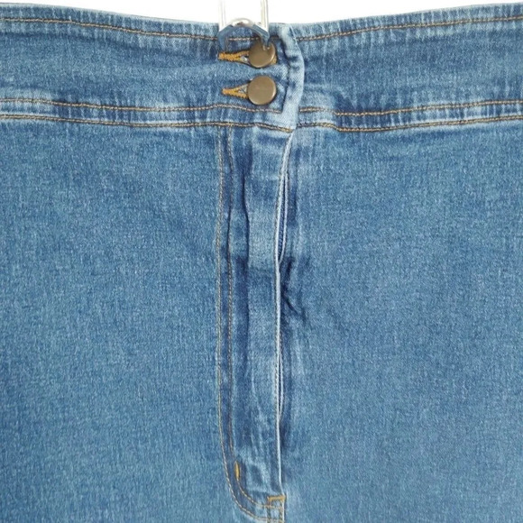 Addition-Elle Blue Denim Jean Skirt, 20 - Picture 2 of 5